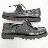 Paraboot/BEAMS BOY 別注 MALO サイズ3.5 定価41800円 レザー デッキシューズ ブラック レディース パラブーツ/ビームスボーイ【中古】6-0721G♪