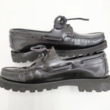 Paraboot/BEAMS BOY 別注 MALO サイズ3.5 定価41800円 レザー デッキシューズ ブラック レディース パラブーツ/ビームスボーイ【中古】6-0721G♪