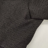 nooy アシンメトリーギャザーワンピース サイズ2 日本製 ドレス ワンピース ブラック レディース ヌーイ【中古】6-1005M∞