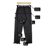 green label relaxing ドロスト タック イージー パンツ 定価7920円 3614-126-2117 パンツ ブラック レディース グリーンレーベルリラクシング【中古】6-1005G∞