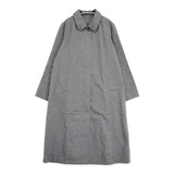 MARGARET HOWELL PROOFED FINE COTTON COAT 578-8112004 定価71500円 コットン ステンカラーコート グレー レディース マーガレットハウエル【中古】6-1005M∞