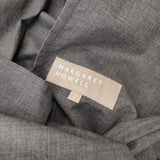 MARGARET HOWELL PROOFED FINE COTTON COAT 578-8112004 定価71500円 コットン ステンカラーコート グレー レディース マーガレットハウエル【中古】6-1005M∞