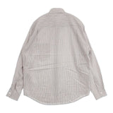 BEAUTY&YOUTH UNITED ARROWS ストライプシャツ 定価12980円 長袖シャツ ベージュ ホワイト メンズ ビューティアンドユース【中古】6-0912M∞