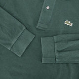 LACOSTE クラシックフィット FR2 US XS L1312LJ 長袖 ポロシャツ グリーン メンズ ラコステ【中古】6-0912M∞