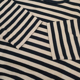 marimekko ボーダー サイズ160 ワンピース ベージュ ブラック レディース マリメッコ【中古】6-1005M∞