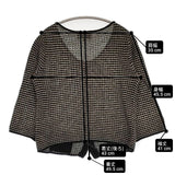 Jocomomola コットンニットジャケット カーディガン カーキ ブラック レディース ホコモモラ【中古】6-1005M∞