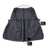 Lisette コットン タック ブラウス シャツ チャコールグレー レディース リゼッタ【中古】6-0916M∞