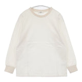 atelier naruse コットン リブ付き 長袖Ｔシャツ カットソー ロンＴ オフホワイト レディース アトリエナルセ【中古】6-0916M∞