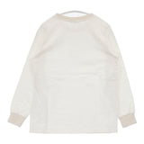 atelier naruse コットン リブ付き 長袖Ｔシャツ カットソー ロンＴ オフホワイト レディース アトリエナルセ【中古】6-0916M∞
