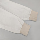 atelier naruse コットン リブ付き 長袖Ｔシャツ カットソー ロンＴ オフホワイト レディース アトリエナルセ【中古】6-0916M∞