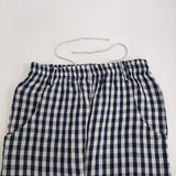 atelier naruse リネンジョッパーズパンツ ギンガムチェック na-F05092 イージー パンツ ネイビー ホワイト レディース アトリエナルセ【中古】6-0724M♪