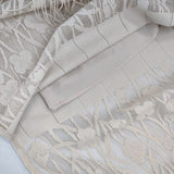 AMERI FLOWER BORDER LACE SKIRT 01210950340 フラワーボーダーレース ロングスカート ベージュ レディース アメリ【中古】6-0916M∞