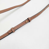 LOEWE ゲートポケットレザーショルダーバッグ アナグラムロゴ ショルダーバッグ レッド ブラウン レディース ロエベ【中古】6-0724G♪
