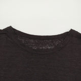 Nomat リネン ビッグTシャツ サイズ2 オーバーサイズ Ｔシャツ カットソー ブラック メンズ ノマット【中古】6-0804M♪