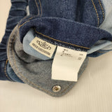 GRACE CONTINENTAL 切替マーメイドスカート 定価36300円 パッチワーク 加工 デニム ロングスカート ブルー ネイビー レディース グレースコンチネンタル【中古】6-1005M∞