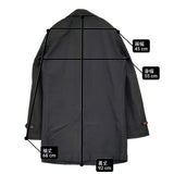 COMME des GARCONS HOMME DEUX 製品染め サイズM コート AD2019 ブラック メンズ コムデギャルソンオムドゥ【中古】6-0925M♪