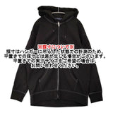 COMME des GARCONS HOMME AD2025 綿裏毛ジップアップフーディ 定価49500円 パーカー 25AW ブラック メンズ コムデギャルソンオム【中古】6-0804M♪