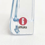 iittala イッタラ ヘルヤ Tahtisateessa 天使 ガラスカード In Star Rain オブジェ クリア ブルー レディース【中古】6-0721G♪