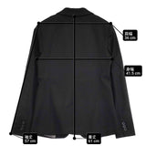 Banana Republic サイズ0 2Bジャケット パンツ セットアップ スーツ ブラック レディース バナナリパブリック【中古】6-0919M∞