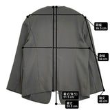 NATURAL BEAUTY BASIC サイズS フロントフック ポリエステルドビー ジャケット グレー レディース ナチュラルビューティーベーシック【中古】6-0919M∞