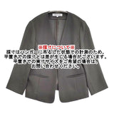NATURAL BEAUTY BASIC サイズS フロントフック ポリエステルドビー ジャケット グレー レディース ナチュラルビューティーベーシック【中古】6-0919M∞