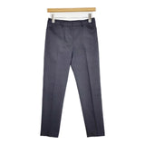 NATURAL BEAUTY BASIC センタープレススラックス サイズXS パンツ ネイビー レディース ナチュラルビューティーベーシック【中古】6-0919G∞