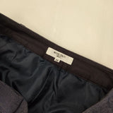 NATURAL BEAUTY BASIC センタープレススラックス サイズXS パンツ ネイビー レディース ナチュラルビューティーベーシック【中古】6-0919G∞