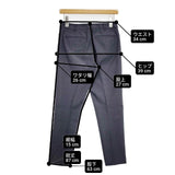 NATURAL BEAUTY BASIC センタープレススラックス サイズXS パンツ ネイビー レディース ナチュラルビューティーベーシック【中古】6-0919G∞