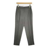 NATURAL BEAUTY BASIC センタープレススラックス サイズXS パンツ グレー レディース ナチュラルビューティーベーシック【中古】6-0919G∞