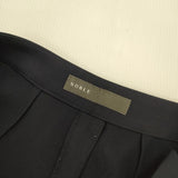 Spick and Span Noble ワイドスラックス 34 センタープレス サイドスリット パンツ ネイビー レディース スピック＆スパン ノーブル【中古】6-0919G∞