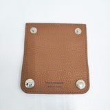 Herve Chapelier 1611L ハンドルグリッパー 定価16280円 レザーハンドルカバー ケアカード付 ゴールド ブラウン レディース エルベ・シャプリエ【中古】6-0724G♪