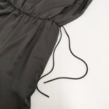 BALLSEY グレースサテンオールインワン サイズ36 定価39600円 11-06-61-06802 オールインワン ツナギ 26SS ブラック レディース ボールジー【中古】6-0724S♪
