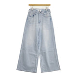 Healthy Denim Wild Ginger ワイルドジンジャー ワイドデニムパンツ バギーパンツ 定価16500円 デニムパンツ ブルー レディース ヘルシーデニム【中古】6-0912G∞