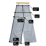 Healthy Denim Wild Ginger ワイルドジンジャー ワイドデニムパンツ バギーパンツ 定価16500円 デニムパンツ ブルー レディース ヘルシーデニム【中古】6-0912G∞