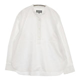 MARGARET HOWELL FINE COTTON POPLIN プルオーバーシャツ 定価34100円 578-5153005 長袖シャツ 25SS ホワイト レディース マーガレットハウエル【中古】6-0912M∞