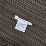 PLEATS PLEASE ISSEY MIYAKE プリーツ PP53-JO164 羽織り ポリエステル サイズ3 ジャケット カーディガン カーキ レディース プリーツプリーズ【中古】6-0912M∞