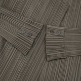 PLEATS PLEASE ISSEY MIYAKE プリーツ PP53-JO164 羽織り ポリエステル サイズ3 ジャケット カーディガン カーキ レディース プリーツプリーズ【中古】6-0912M∞