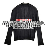 PLEATS PLEASE ISSEY MIYAKE プリーツ 羽織り ポリエステル PP81-JO103 ジャケット カーディガン ブラック レディース プリーツプリーズ【中古】6-0912M∞