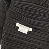 PLEATS PLEASE ISSEY MIYAKE プリーツ加工 ハイネック ノースリーブブラウス ポリエステル Ｔシャツ カットソー ブラック レディース プリーツプリーズ【中古】6-0721S△