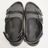 BIRKENSTOCK Mogami Terra モガミ テラ 38/24.5cm レギュラー幅 サンダル ブラック レディース ビルケンシュトック【中古】6-0724S♪