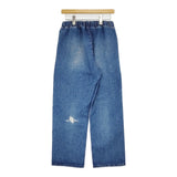 MM6/Maison Margiela ダメージ加工 イージーデニムパンツ サイズ40 S52KA0422 デニムパンツ ブルー レディース エムエム6/メゾンマルジェラ【中古】6-0724G♪