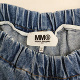 MM6/Maison Margiela ダメージ加工 イージーデニムパンツ サイズ40 S52KA0422 デニムパンツ ブルー レディース エムエム6/メゾンマルジェラ【中古】6-0724G♪