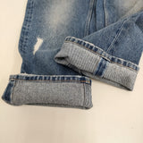 MM6/Maison Margiela ダメージ加工 イージーデニムパンツ サイズ40 S52KA0422 デニムパンツ ブルー レディース エムエム6/メゾンマルジェラ【中古】6-0724G♪