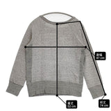 n100 nc-1060 コットン トレーナー サイズ34 スウェット グレー レディース エヌワンハンドレッド【中古】6-0919M∞