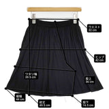 DRESSTERIOR 085-76081 ポリエステル 日本製 キュロット ショートパンツ ハーフパンツ ショーツ ブラック レディース ドレステリア【中古】6-0919G∞