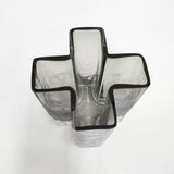 HOLME GAARD ホルムガード 未使用品 CROSSES フラワーベース 12cm 花瓶 グレー レディース【中古】6-0720G◎