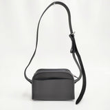 MHL. SUPPLE LEATHER 定価63800円 レザー ショルダーバッグ 26SS ブラック レディース エムエイチエル【中古】6-0724G♪