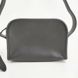 MHL. SUPPLE LEATHER 定価63800円 レザー ショルダーバッグ 26SS ブラック レディース エムエイチエル【中古】6-0724G♪