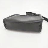 MHL. SUPPLE LEATHER 定価63800円 レザー ショルダーバッグ 26SS ブラック レディース エムエイチエル【中古】6-0724G♪
