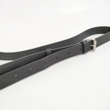 MHL. SUPPLE LEATHER 定価63800円 レザー ショルダーバッグ 26SS ブラック レディース エムエイチエル【中古】6-0724G♪